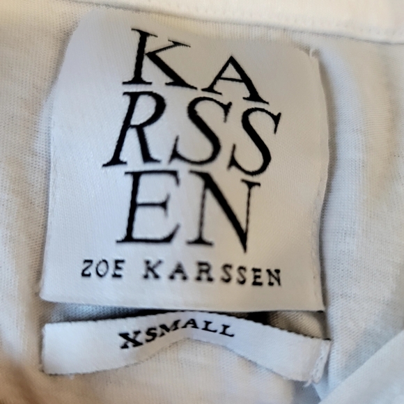 Zoe Karssen “You’ll Do” White Tshirt w/ Red Heart Design Size XSmall - Picture 7 of 10